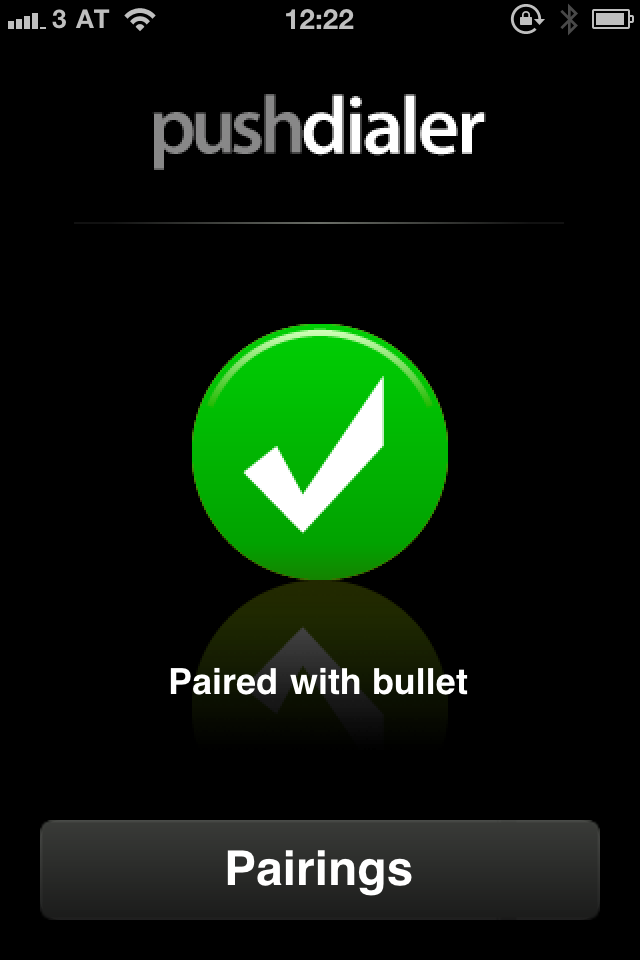 Pushdialer paired