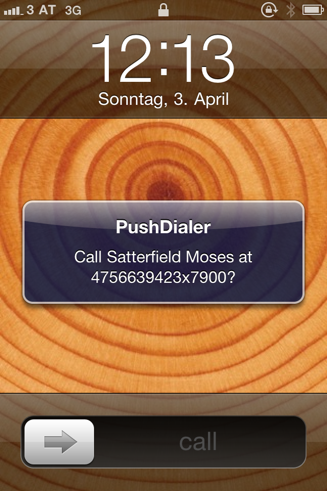 Pusdialer dial dialog