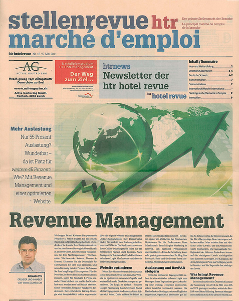 htr.ch Artikel 20110505 Revenue Management - Roland Oth igumbi.com   