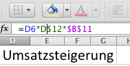 Excel Mac  2011 Zellen fixieren mit cmd-T Keyboard Shortcut