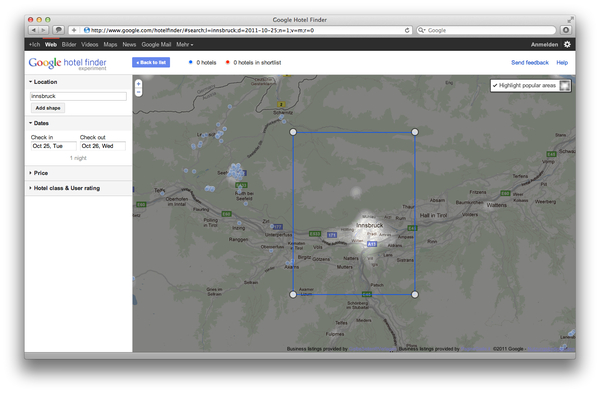 Google Hotel Finder Innsbruck popular Areas Google Hotel Finder Innsbruck popular Areas