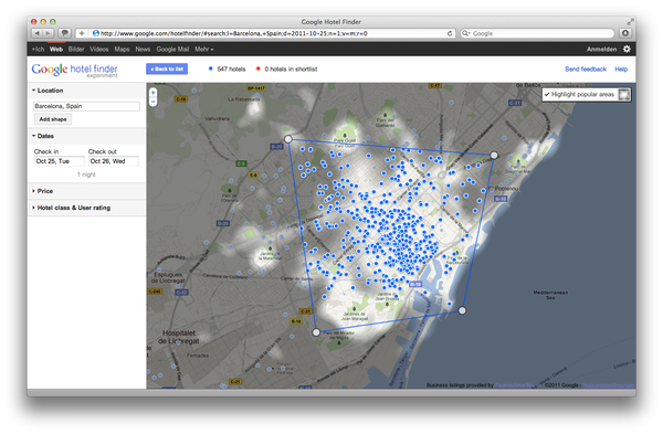 Google Hotel Finder Barcelona popular Areas Google Hotel Finder Barcelona popular Areas