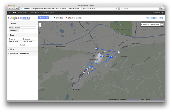 Google Hotel Finder Kaprun popular Areas Google Hotel Finder Kaprun popular Areas