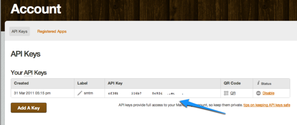 Mailchimp API Key