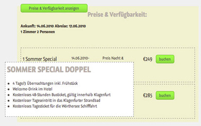 Produkte: ein Special mit Sonderkonditionen anlegen