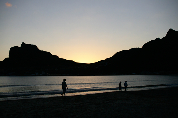 Hout Bay Sonnenuntergang in der nähe vom Champanspeak Hotel